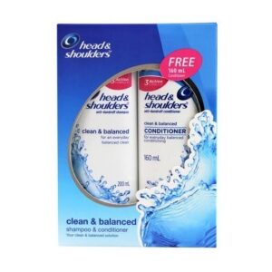 Head & Shoulders Clean & Balanced Shampoo & Conditioner Value Pack