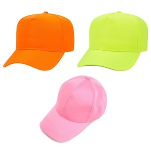 Essence Adults Baseball Caps Assorted Neon Colours