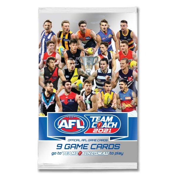 AFL Footy Game Cards - Team Coach 2021