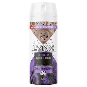 Lynx Collision Leather + Cookies - Body Spray - Antiperspirant - 106g/165ml
