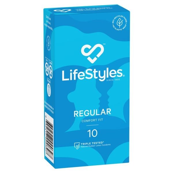 Ansell LifeStyles 10 Regular Condoms