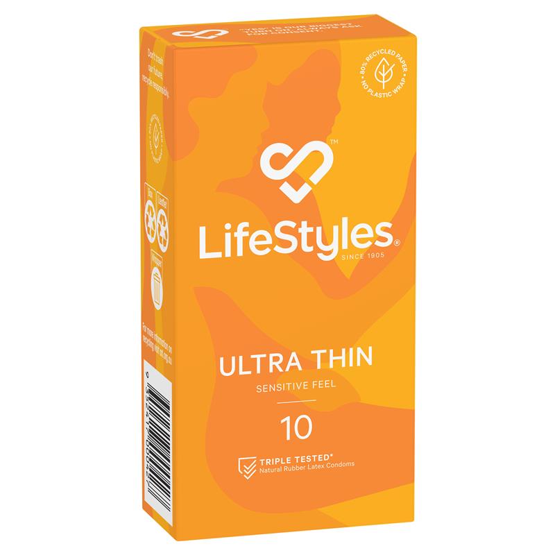 Ansell LifeStyles 10 Ultra Thin Condoms