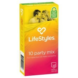 Ansell LifeStyles 10 Party Mix Condoms