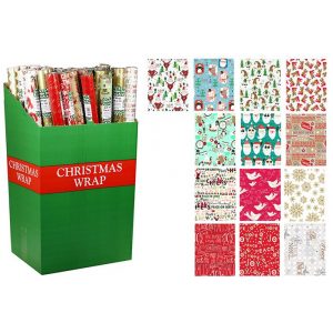 Christmas Gift Wrap - Mixed - 70cm x 7 Metres