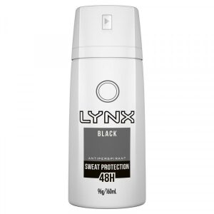 Lynx Black - Body Spray - Antiperspirant - 96g/160ml