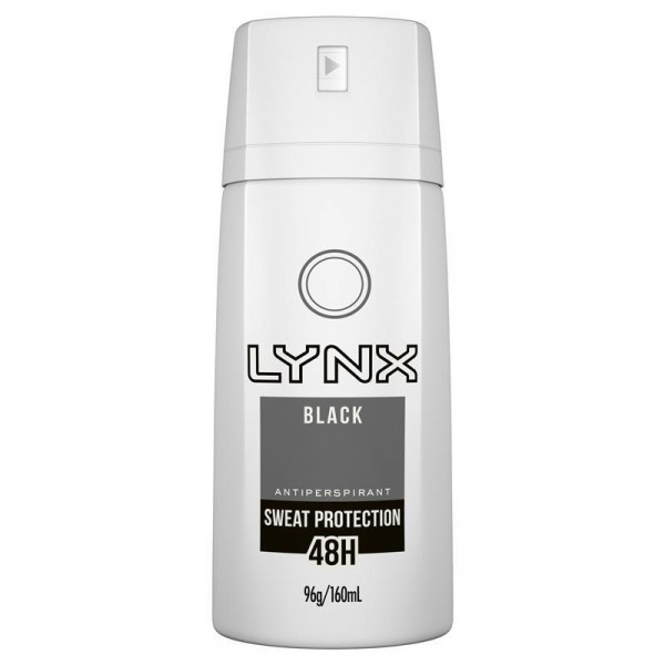 Lynx Black - Body Spray - Antiperspirant - 96g/160ml