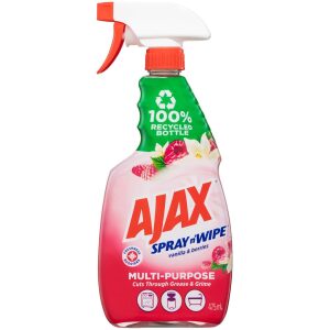 Ajax Spray N Wipe - Vanilla & Berries - Multipurpose - 475ml