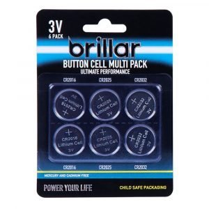 Brillar 3v Battery - 6 Pack