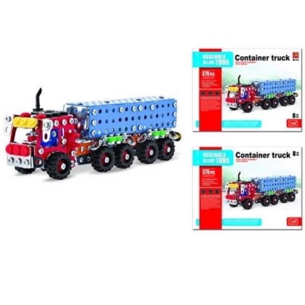 Assembly Alloy Toys - Container Truck - 376pcs