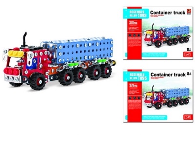 Assembly Alloy Toys - Container Truck - 376pcs
