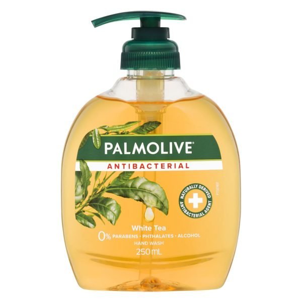 Palmolive Antibacterial White Tea Liquid Hand Wash Pump 250mL