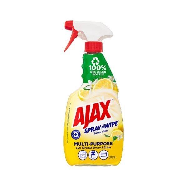 Ajax Spray N Wipe - Multi-purpose - Lemon Citrus - 485ml