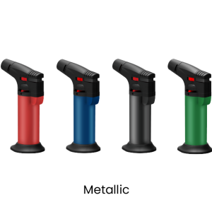 Zengaz Torch Jet Lighter - Metallic/Rubberized Mixed