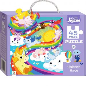 Junior Jigsaw 45-Piece Children's Puzzles: Unicorn Race