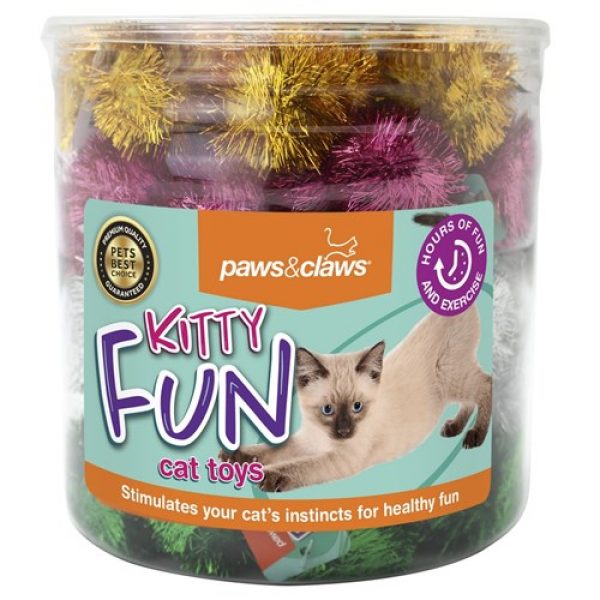 Pompom Balls Cat Toy - 4cm