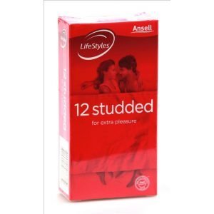 Ansell Lifestyles 12 Studded Condoms