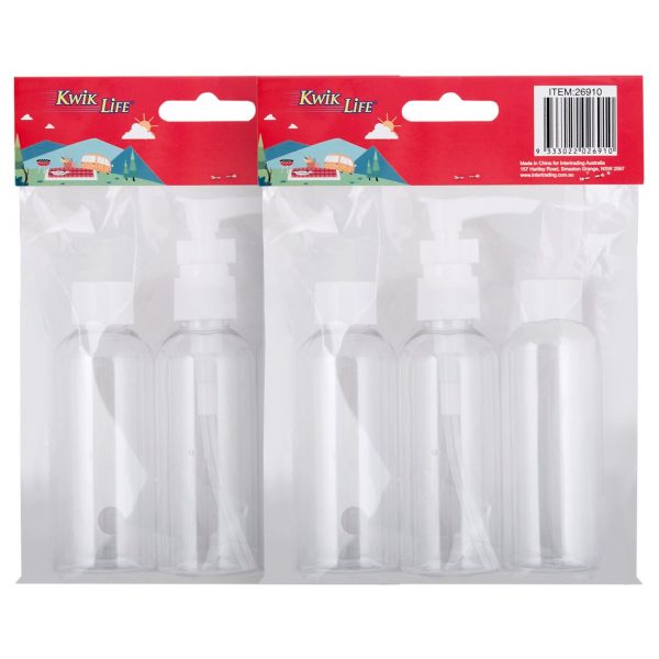Kwik Life Travel Bottle Set - 3pcs - 80ml