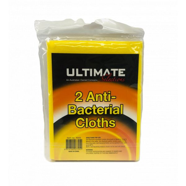 2 Antibacterial Cloths