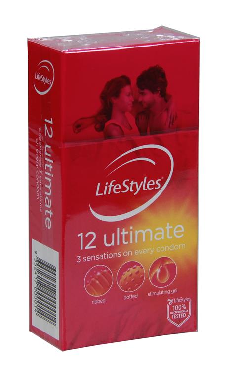 Ansell Lifestyles 12 Ultimate Condoms