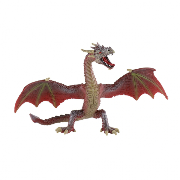 Bullyland Single-Headed Flying Dragon - Red
