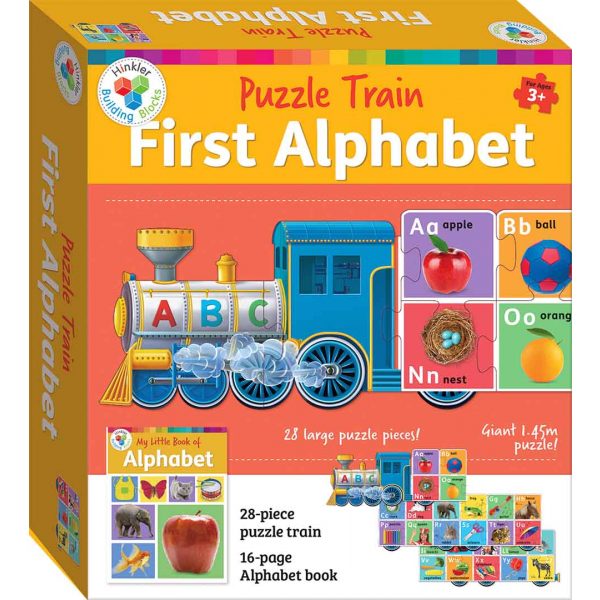 Hinkler Building Blocks Puzzle Train: ABC