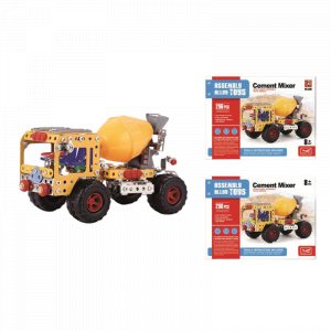 Assembly Alloy Toys - Cement Mixer - 296pcs