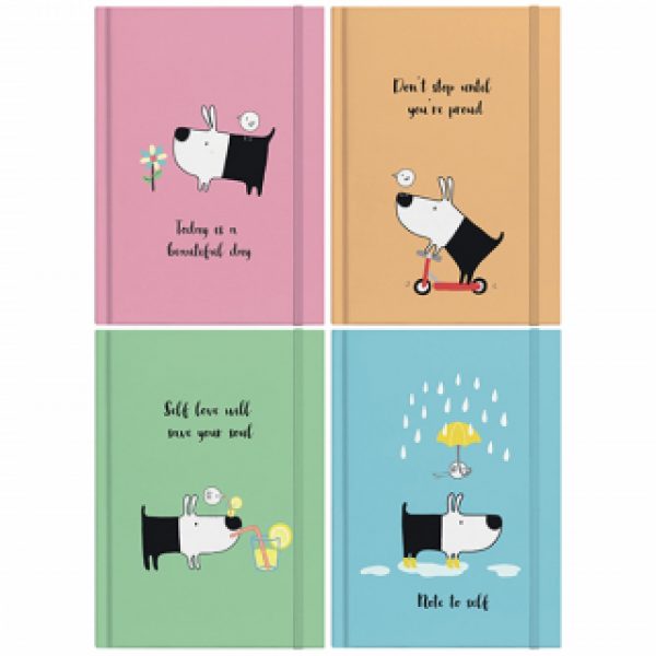 Milford A5 Dog And Bird Journal Assorted