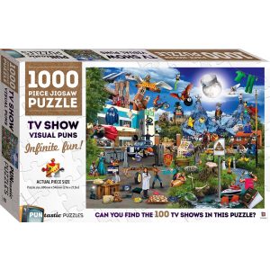 Puntastic Puzzles: TV Shows 1000-Piece Puzzle