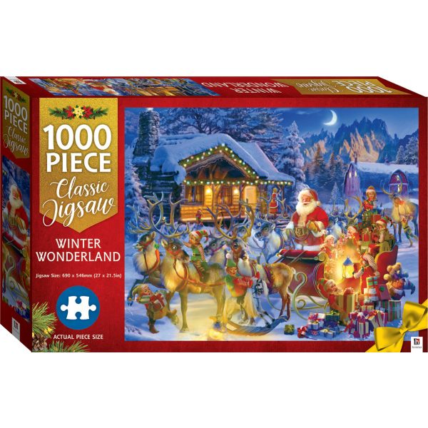Hinkler Winter Wonderland 1000-Piece Jigsaw