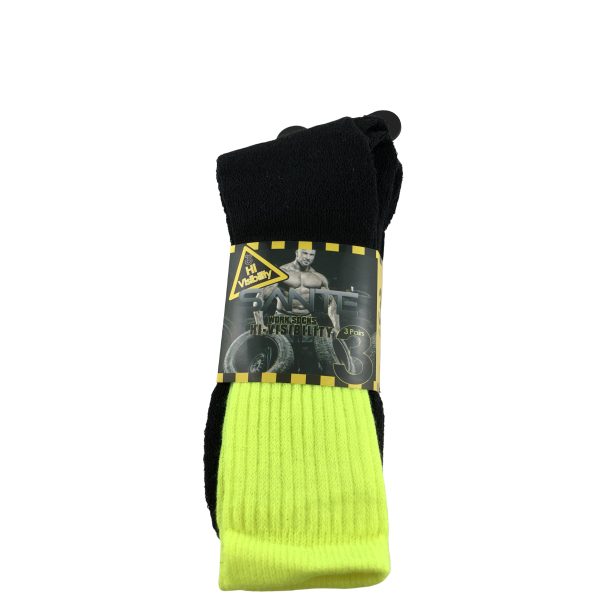 Sante Hi viz socks - 3 pair - item no 386-26.png