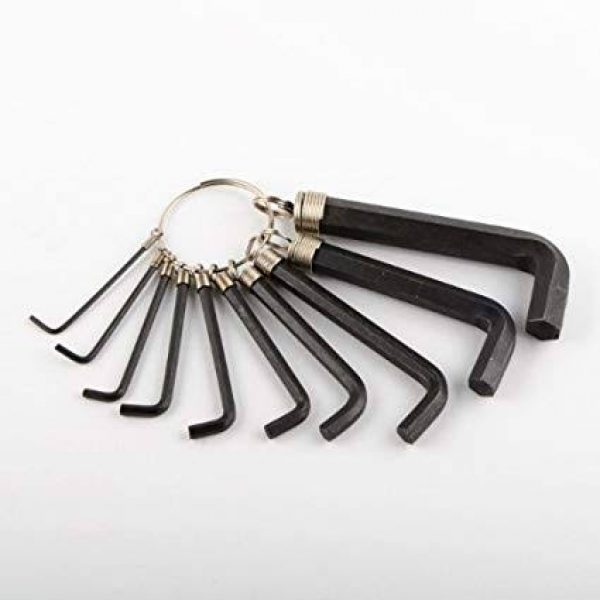 10 Pc Hex Key Ring