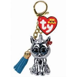 Ty Mini Boo Collectible Clips - Silver The Unicorn