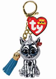 Ty Mini Boo Collectible Clips - Silver The Unicorn