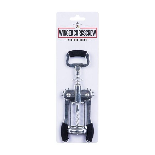 Winged Corkscrew Bottle Opener