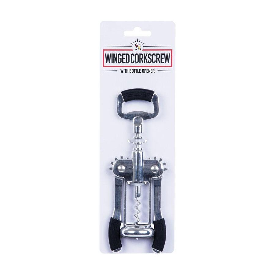 Winged Corkscrew Bottle Opener