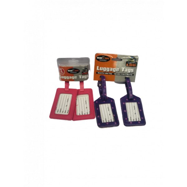 Travel log Luggage Tags (2 Pack)