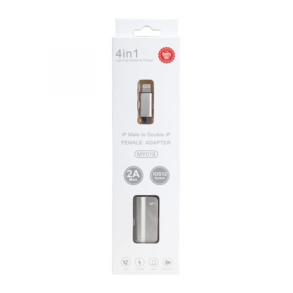 Lightning Adapter & Charger To Dual Lightning Jack