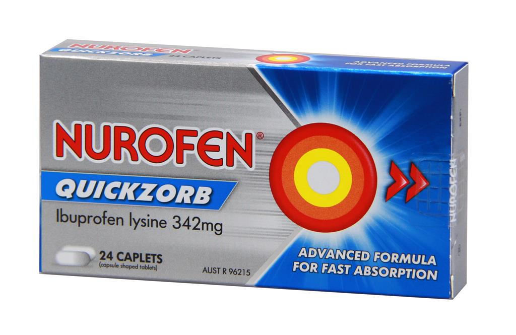 Nurofen Quickzorb 24pk Caplets
