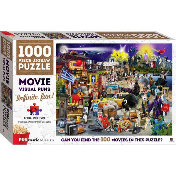 Puntastic Puzzles: Movies 1000-Piece Puzzle
