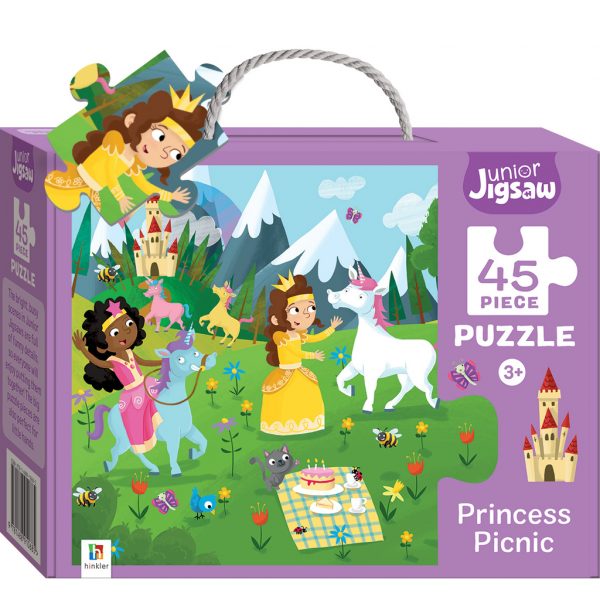 Junior Jigsaw 45-Piece Children's Puzzles: Princess Picnic