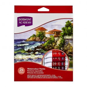 Derwent Academy Watercolour Paints 12ml - 24 Pack