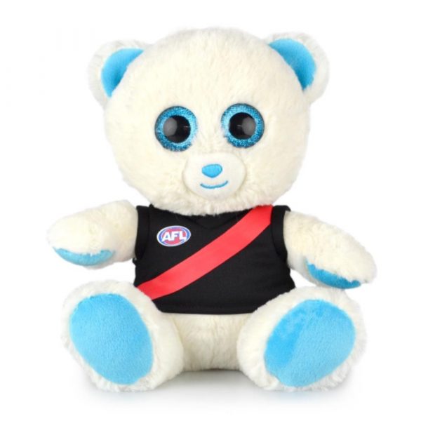 AFL Essendon Bombers Sparkle Bear - 22cm