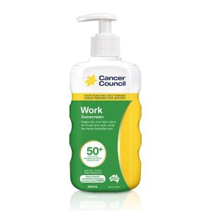 Cancer Council SPF 50+ Work Pump 200ml