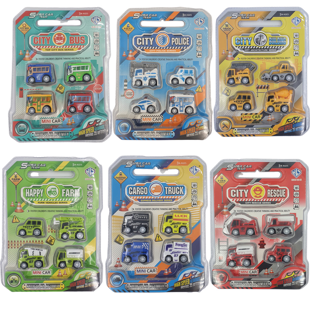 Super Car Team Toy Cars - Assorted