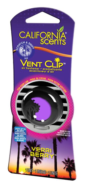 California Scents Vent Clips - Verri Berry