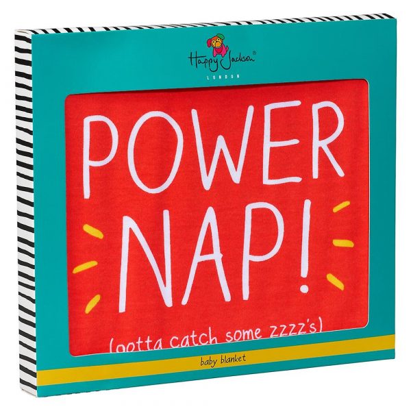 Happy Jackson Baby Blanket - "Power Nap"