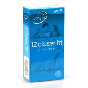 Ansell LifeStyles 12 Closer Fit Condoms