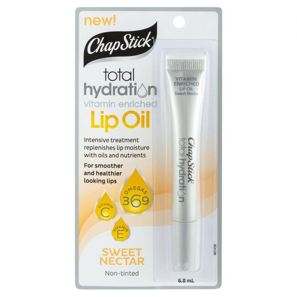 ChapStick Total Hydration Lip Oil - Sweet Nectar - 6.8mL