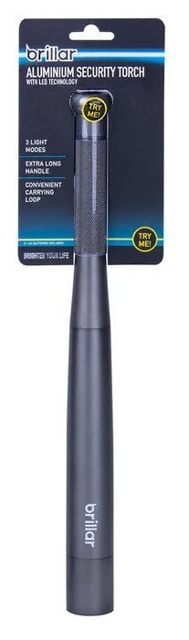 Brillar Aluminium Security Torch - Image 3