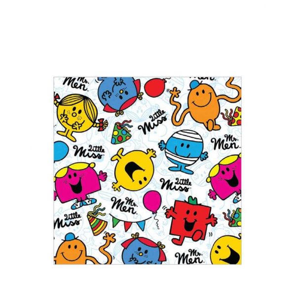 Mr. Men Little Miss Napkins - 20 Pack